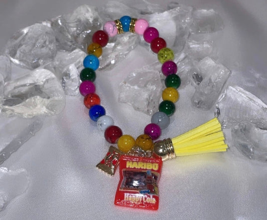 Candy Girl Collection: Haribo Edition Big Charm Bracelet (Red Haribo Charm)