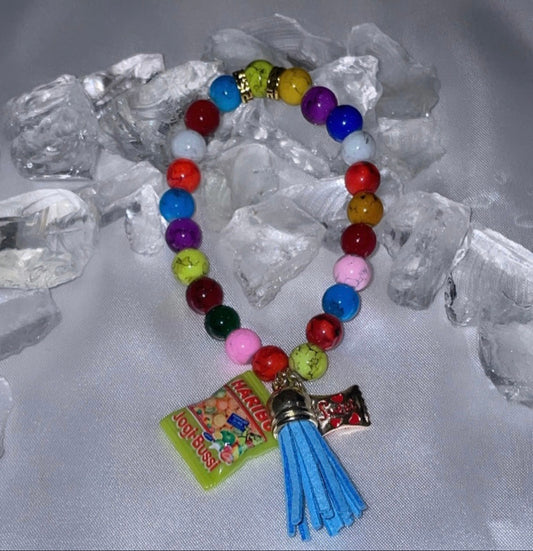 Candy Girl Collection: Haribo Edition Big Charm Bracelets (Green Charm)