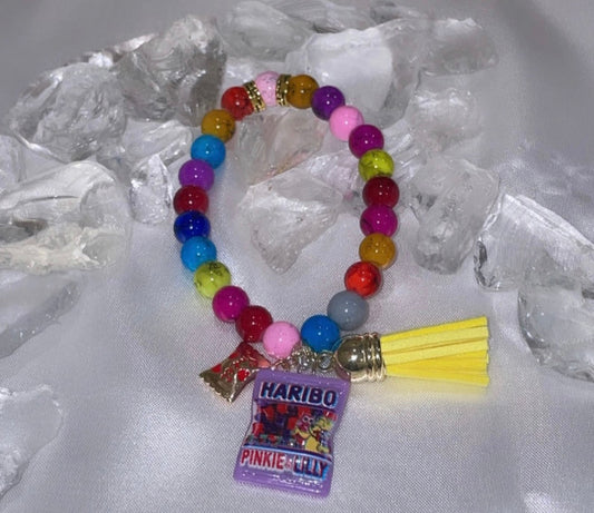 Candy Girl Collection: Haribo Edition Big Charm Bracelets (Purple Charm)